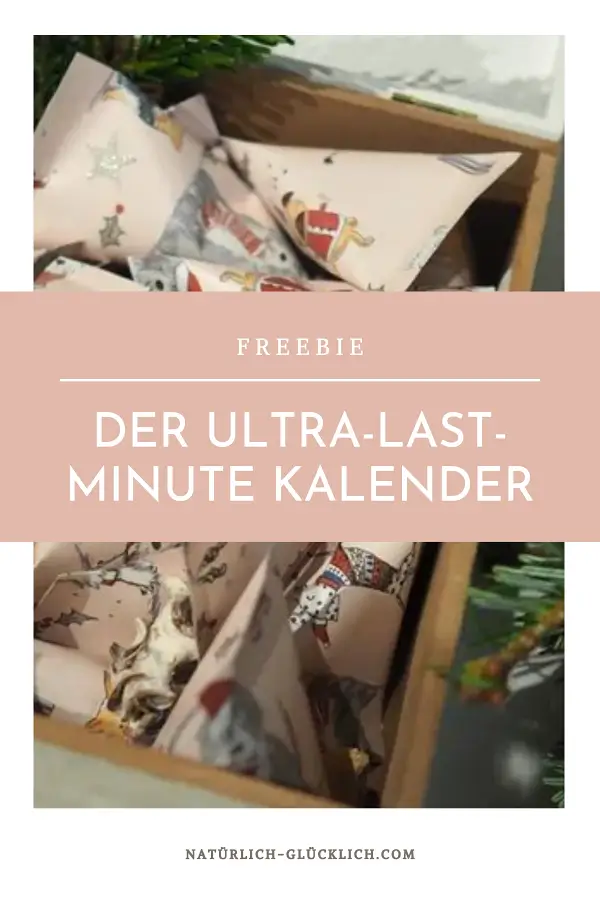 Freebie Download Ultra Last Minute Adventskalender